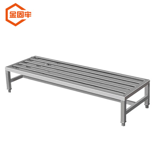 Jingulao Regal 180*50*30 cm einschichtige feuchtigkeitsdichtes Bodenpierklasse Edelstahl Aufbewahrungstisch KZS-687 kann angepasst werden