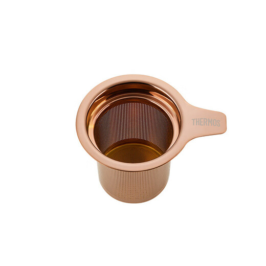 THERMOS thermos cup 400ml with tea filter for men and women tea and coffee cup student birthday gift TEMC-400 into the night brown