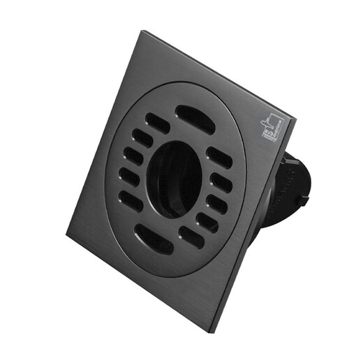 Submarine MTF50-10X gun gray brass floor drain anti-odor and water return washing machine floor drain 50 diameter