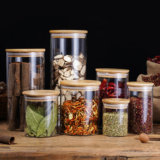 Meal General sealed cans two-pack glass tea cans coffee cans honey cans dry goods storage cans miscellaneous grain storage cans