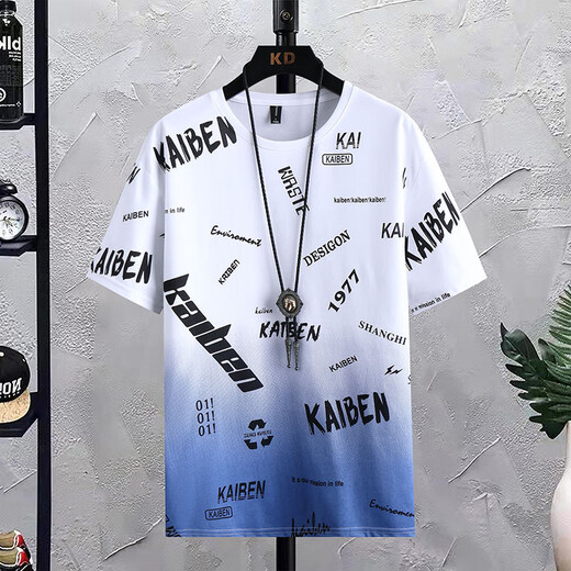 
Boledi Boys Fashion Brand Summer Short-Sleeve T-Shirts 12-15 Years Old Teenagers Cotton Half-Sleeve 14 Junior High School Students Top Clothes 683 White (Short Sleeve + Shorts) High Quality 170 (XL) Recommended 120-140Jin [Jin equals 0.5 kg]