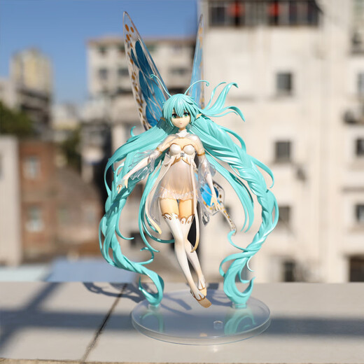 Babe Ai Hatsune Miku figure peripheral miku beautiful girl two-dimensional model chassis ornaments for friends birthday gift Hatsune Butterfly Hime [34cm]