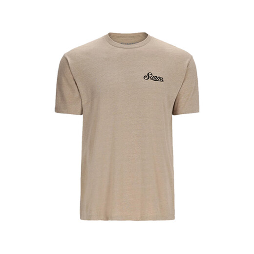 Simms Neue kurzärmelige T-Shirt Frühling und Sommer atmungsaktiv und bequeme Jungen Fashion Luya Outdoor-Angelanzug Weiche und komfortable, schnell trocknende PG-14099 Black S
