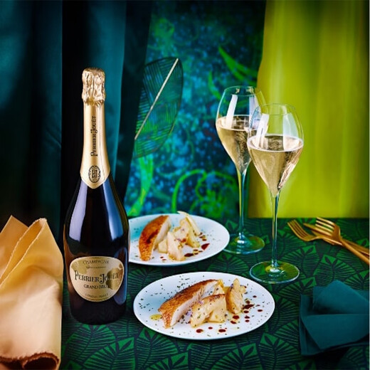 Perrier Jouet's Super-Grade Dry Champagne Wine Sparkling Wine 750ml Regalo hielo Entrega de bolsas de hielo
