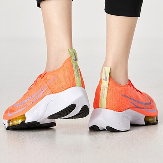 Nike (NIKE) women's shoes new Air Zoom cushioning sports lightweight breathable non-slip marathon training running shoes CI9924-001 Black and blue 39