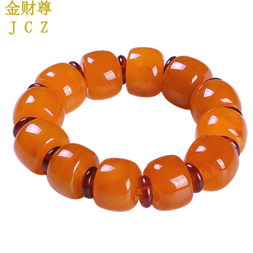 Nianxia Guaranteed Price Chicken Oil Yellow Old Beeswax Bracelet Floating Salt Water Collection Amber Bucket Beads Plus Separated Beads Blood Amber