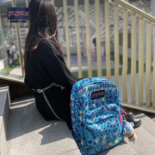 JanSport Jasper Rucksack Studentin Macaron Herrentasche Rucksack Schultasche Farbe T50155Z Schiebe-Edelstein