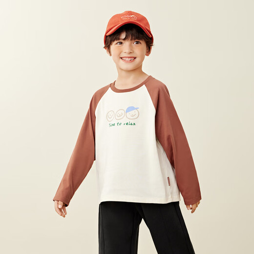 Mini Bala mini parent-child cotton raglan sleeve T-shirt for boys and girls, family of three tops