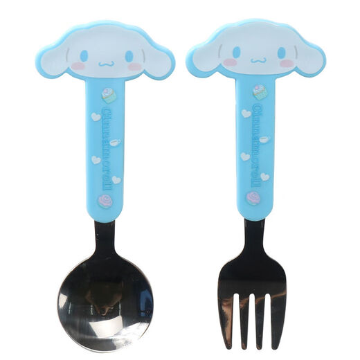 Sanrio (SANRIO) Children's Fun Meal Spoon Fork Cartoon Cute Student Cute Yugui Dog Kulomi Katie Cat Spoon