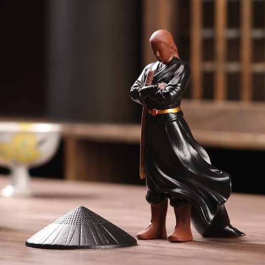 Stars Are Full Creative Purple Clay Tea Pet Ornaments Xia Ke Ceramic Tea Filter Tea Strainer Tea Divider Kung Fu Tea Set Tea Ceremony Accessories Tea Play Jianghu Xia Ke Zisha Original Color Model + Tea Strainer