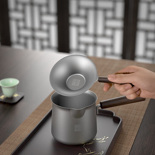 TILIVING Titanium Liwei Pure Titanium Automatic Water Boiling Kettle Tea Table All-in-One Constant Temperature Electric Kettle Tea Maker Tea Set