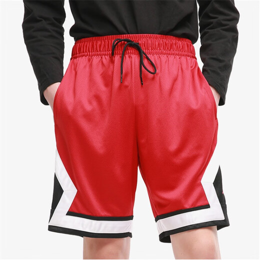 耐克（NIKE） 新款男中长短裤Jordan篮球训练针织速干休闲五分裤BQ8393-010 CV6023-687 S