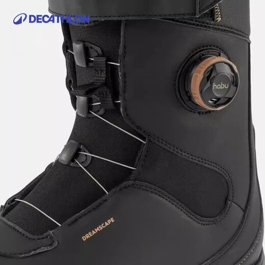 Deklon (Deklon) Schneeschuhe Snowboard Erwachsene Ski Schuhe Winter im Freien warme Männer und Frauen Paare Snb 500 Männer schwarz 45