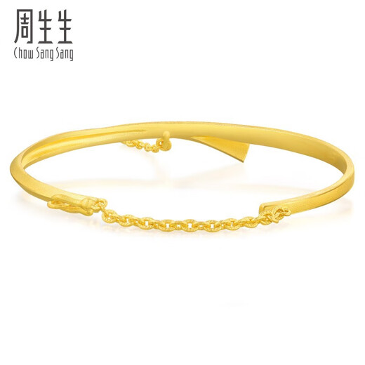 Zhou Shengsheng Gold Bracelet Gold Ribbon Small Gold Bead Bracelet Mariage et mariage Gold Bracelet 15912K