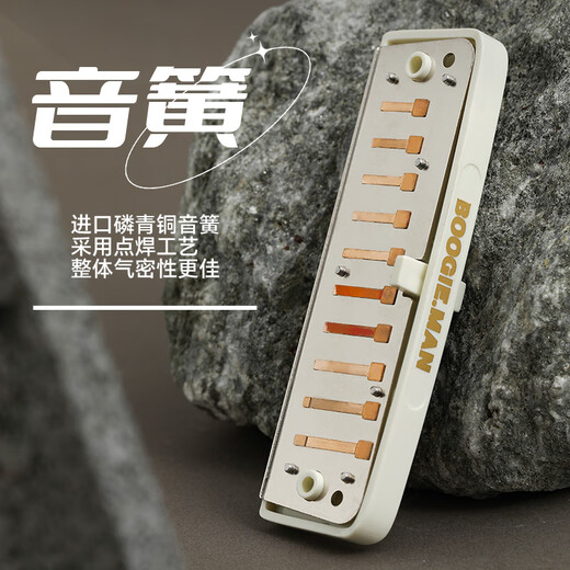 BoogieMAN【园园同款】66号公路布鲁斯paddy十孔口琴成人儿童初学者C调口琴