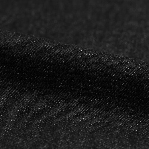 
K-Boxing men's casual micro-elastic silhouette loose straight jeans FQRT1509 black 35