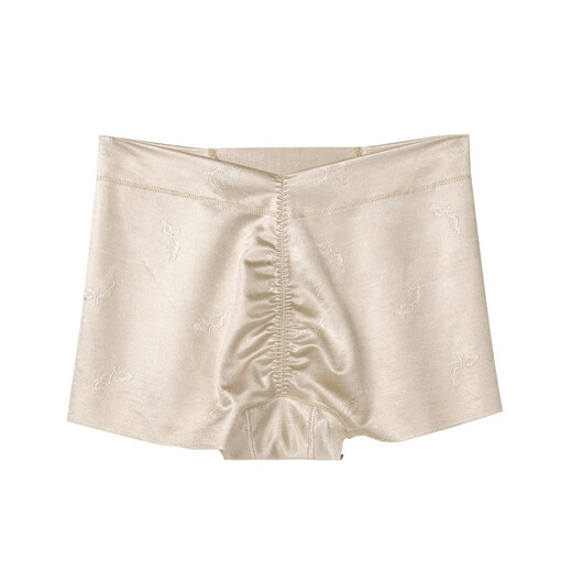 Embry Thin Mid-waist Seamless Body Shaping Pants Women's Tummy Control Butt Lift Shaping Safety Pants Gift Skin Color SKN L