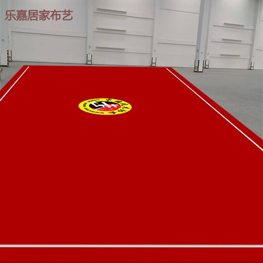 NIANJIE martial arts carpet dance logo fitness sports taekwondo non-slip mat training competition special full-cover thick custom blue suede thickness about 0.6 cm per square meter