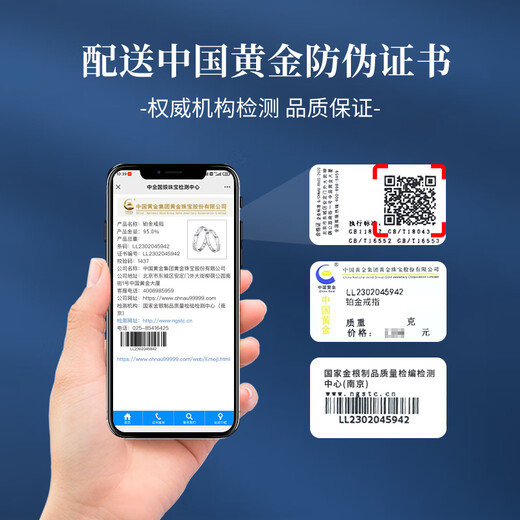 Chinese gold crushed ice platinum ring for women, platinum wedding couple ring, birthday gift for girlfriend and wife, platinum glacier couple ring - one pair