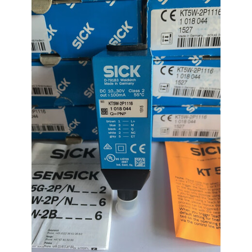 MDUG西克SICK色标传感器KT5W-2N11162P11162P2116KT5G-2N1111S16 KT5W-2N1116 NPN输出