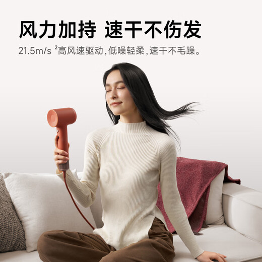 Laifen high-speed hair dryer SE 2 Dunhuang Red Gift Box Quick-drying and non-damaging household hair dryer Negative ion hair care and low noise Gift recommendation National subsidy SE 2 Dunhuang Red Gift Box