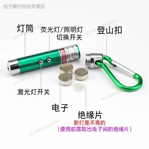 Chenpeng hat lamp/pocket lamp purple lighting banknote detection lamp three-in-one banknote detection pen teaching pen mini fluorescent agent 1 color can be noted