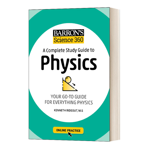 9781506281469 Guide d'étude complet de Barron's pour la physique dans les lycées américains, version anglaise originale. La version anglaise de Barron's Science 360 ​​​​comprend des exercices en ligne. Livres anglais originaux importés.