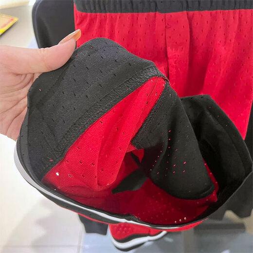 耐克（NIKE）短裤男裤夏季运动裤Jordan篮球训练健身裤子透气休闲五分裤 DX1488-687红色 2XL