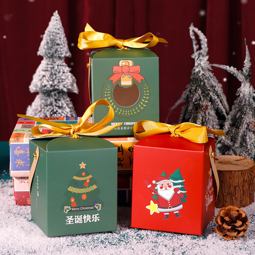 Extreme Space Christmas Apple Box 6-pack Christmas Fruit Packaging Box Christmas Gift Apple Box Christmas Eve Apple Gift Box