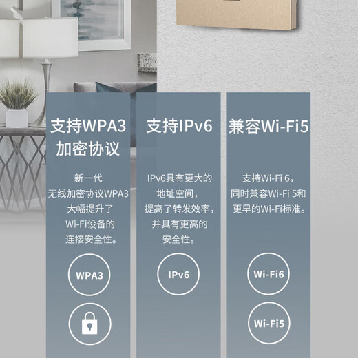TP-Link Whole House Wifi6 Panel de AP inalámbrico Gigabit Conjunto AX1500 Cobertura de red AC+AP Yizhan Redes Poe Router TL-XAP1502GI [WiFi6] Panel blanco