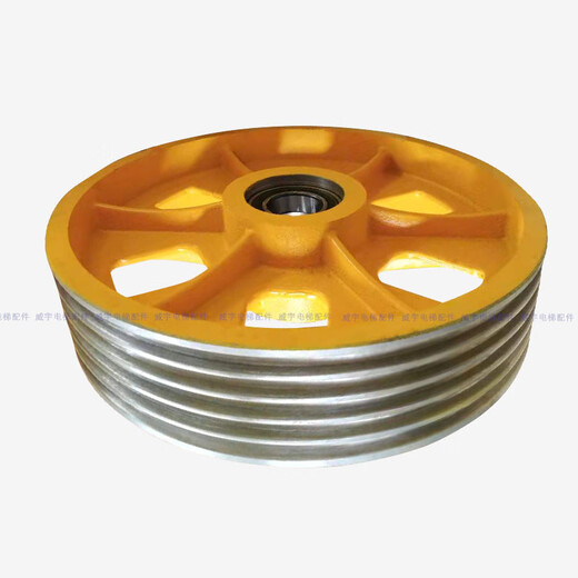 XMSJ Tongli Counterwepwepward Rope Rope Wheel Machine Machine Guide de la machine à roue inférieur Roue de corde 420/320 * 6 * 8 accessoires 420 * 6 * 8 roulements 6210 / sans arbre