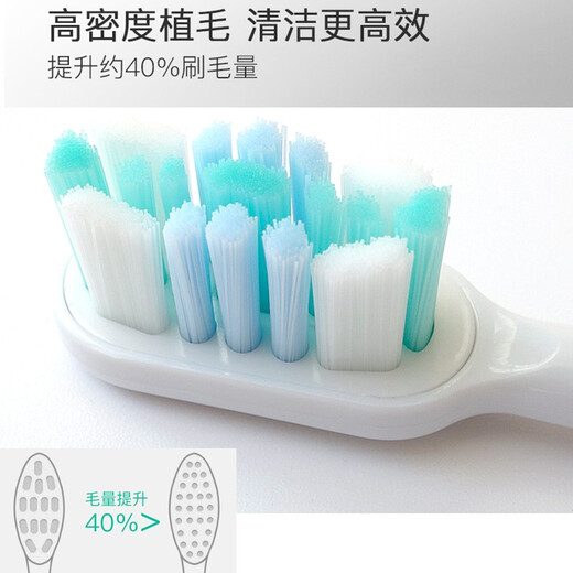 zler适用飞利浦电动牙刷HX6856 HX684J HX9912 HX9053替换黑白钻石牙刷刷头  8支装【黑色牙菌斑防御型】
