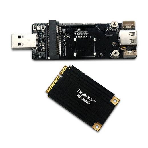 
Toybrick TB-RK1808M0 Mini-PCIe computing card HXM9734 TB-RK1808M0+TBM02 set