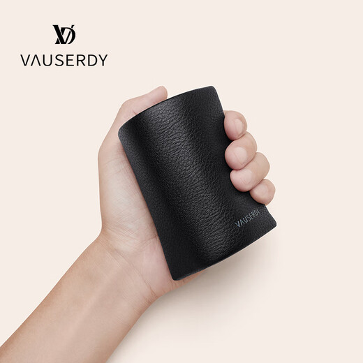 VAUSERDY范赛迪【七夕礼物】男士钱包男真皮头层牛皮高档奢侈短款商务皮夹送男友 V609016【精美礼盒包装】