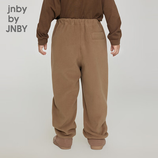 Jnby by JNBY parent-child clothing Jiangnan Buyi children's clothing winter trousers warm and washable for boys and girls 1N0E10130 216 wax pink camel 110 cm