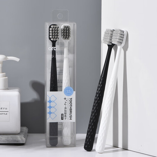 [Préférée] brosse à dents à poils molle spécifique à l'adulte Bristle durs brosse à dents yangzhou nécessités quotidiennes 2 pièces r6625-pack