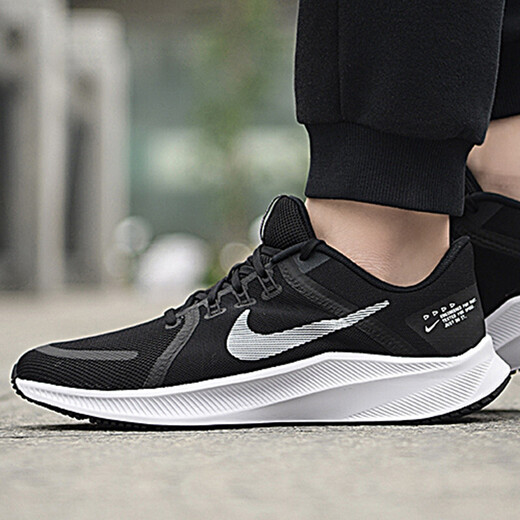 
Nike (NIKE) running shoes men's shoes for summer new air cushion wear-resistant, shock-resistant, lightweight, comfortable, and versatile casual breathable sports shoes DA1105-006 /Black and white QUEST 4 44