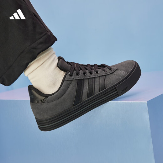 adidas DAILY 4.0复古百搭休闲板鞋男女阿迪达斯官方轻运动 黑色/碳黑 38