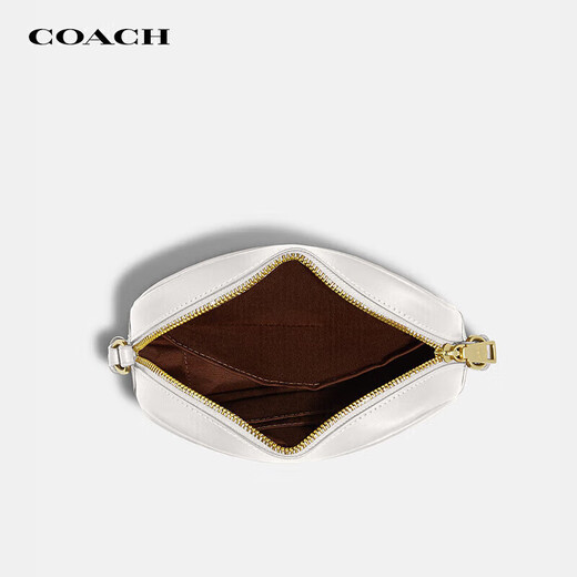 蔻驰（COACH）JAMIE 系列 女士日常端庄气质精致潮流休闲淑女老花相机包斜挎包 卡其色C9926IMDQC 中号