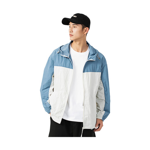 
Jeanswest [Same Model for Rock Climbing World Champion Deng Lijuan] Sunscreen Clothes 2025 Summer Outdoor Trendy Men's and Women's Jacket E5 Mist Blue 2691 L 180/100A