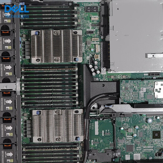 戴尔（DELL)PowerEdge R740 2U机架式双路服务器主机GPU运算深度学习有限元分析 2*银牌4210R 2.4G 20核40线程 64G内存/4*8TB SAS/H730P