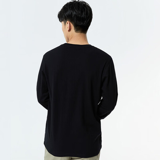 Dickies solid color casual sweatshirt with small logo on the chest, same style sweatshirt for men and women DK010983 Black L