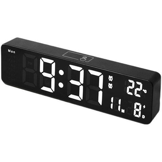 Elektronische Uhr Wandhänge großer LED -LED Elektronische digitale Uhr Großbildmauer Hängeband Luminous Weck