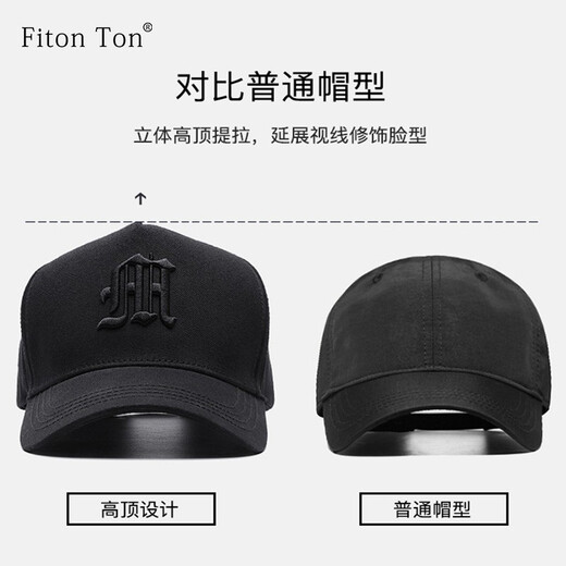 Fitonton Big Head Fitting High Top Top Summer's Summer's Summer Baseball Baseball Protection Sun Hat Sports Outdoor más grande Baseball Cap