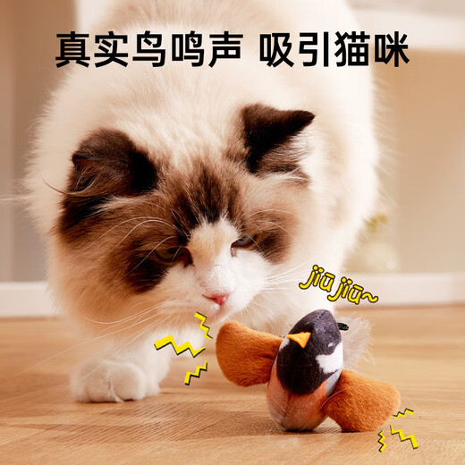 Zigman cat toy simulated bird sounding self-pleasure and relieving boredom artifact funny cat stick to consume energy young cat toy cat supplies