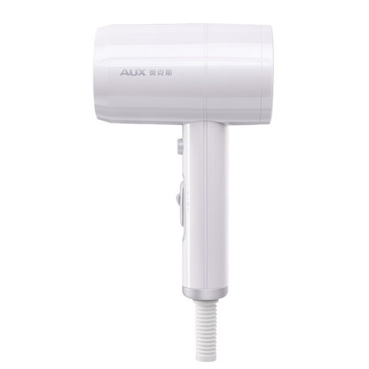 AUX Hair Dryer Home Negative Ions Will Not Damage Hair 1800W High Power High Wind Hair Dryer for Dormitory Mini Small Portable Hot and Cold Wind Hair Dryer Gift Pearl White (Blue Light + Negative Ion Dual Hair Care)