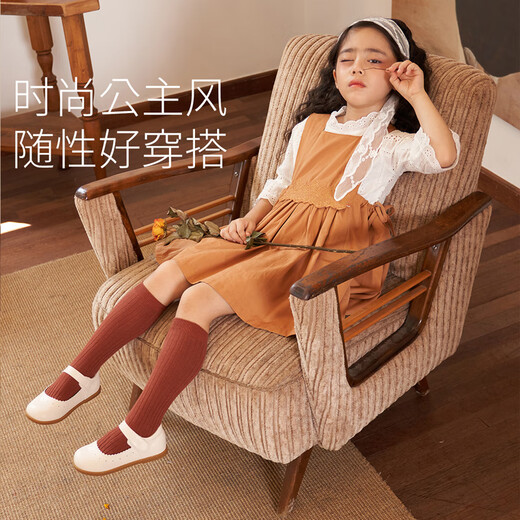 Carter Rabbit Girls Leather Shoes Spring Small Leather Shoes Little Girls Princess Shoes Soft Sole Kindergarten Performance Shoes Campus Mary Jane Black 26 Inner Length 16.0cm Foot Length 15.0-15.5