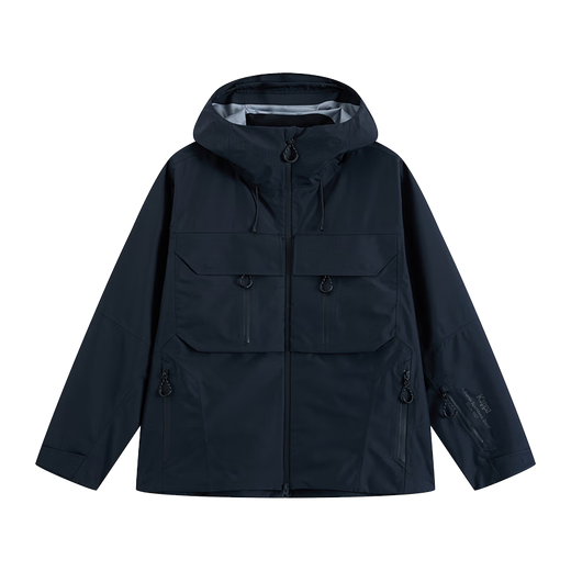 
Kappa (Kappa) back-to-back outdoor jacket jacket couple sports windproof jacket black-9902 L