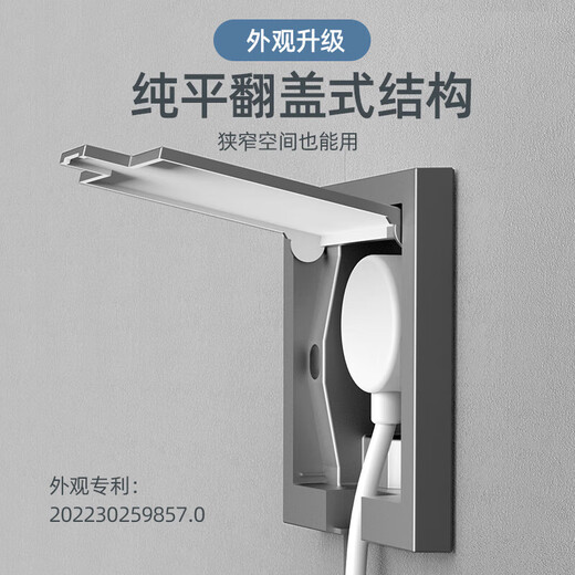 Électricien international 86 Type caché socket embarqué armoire de télévision intégrée Réfrigérateur Machine à laver Alimentation Alimentation universelle Deux-trois prises encastrées par prise [Mise à niveau de deuxième génération] 10a Five-Hole-White