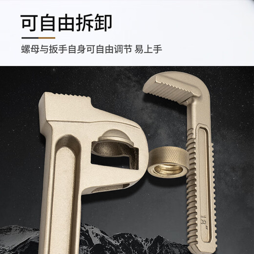 Turbo Power explosion-proof American pipe wrench non-sparking copper pipe wrench aluminum bronze 36 inches 125*900mm